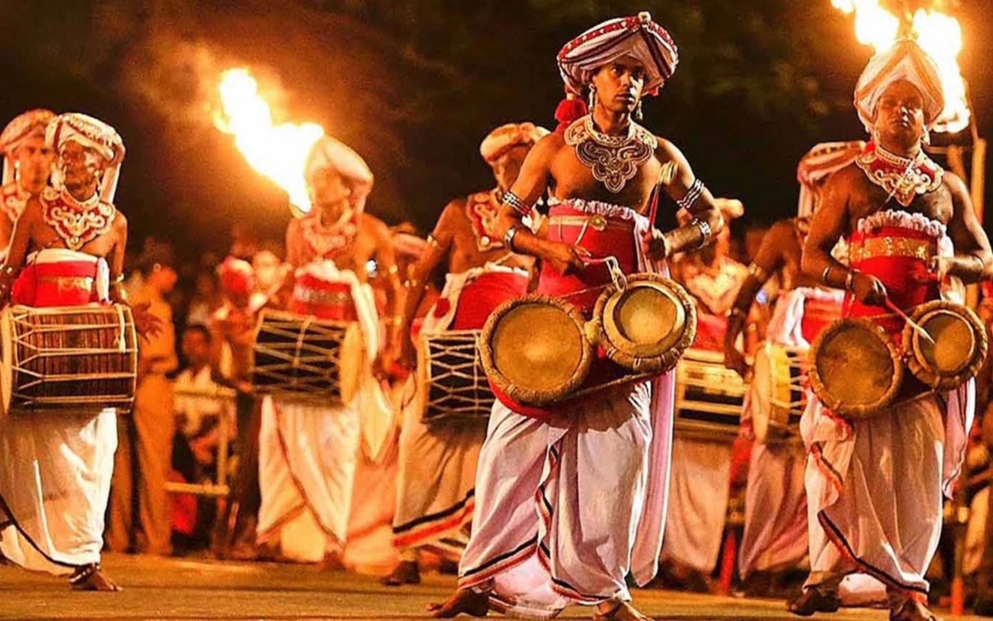 Esala Perahera - Kandy - Cultural and Traditional Attire - Acoustic Rhythms.